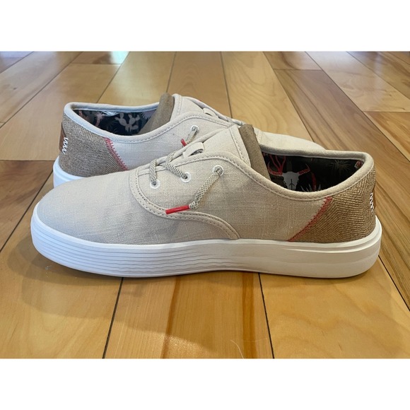 Hey Dude Conway Canvas Lace Up Low Top  Shoes Womens US W10 - Picture 5 of 8